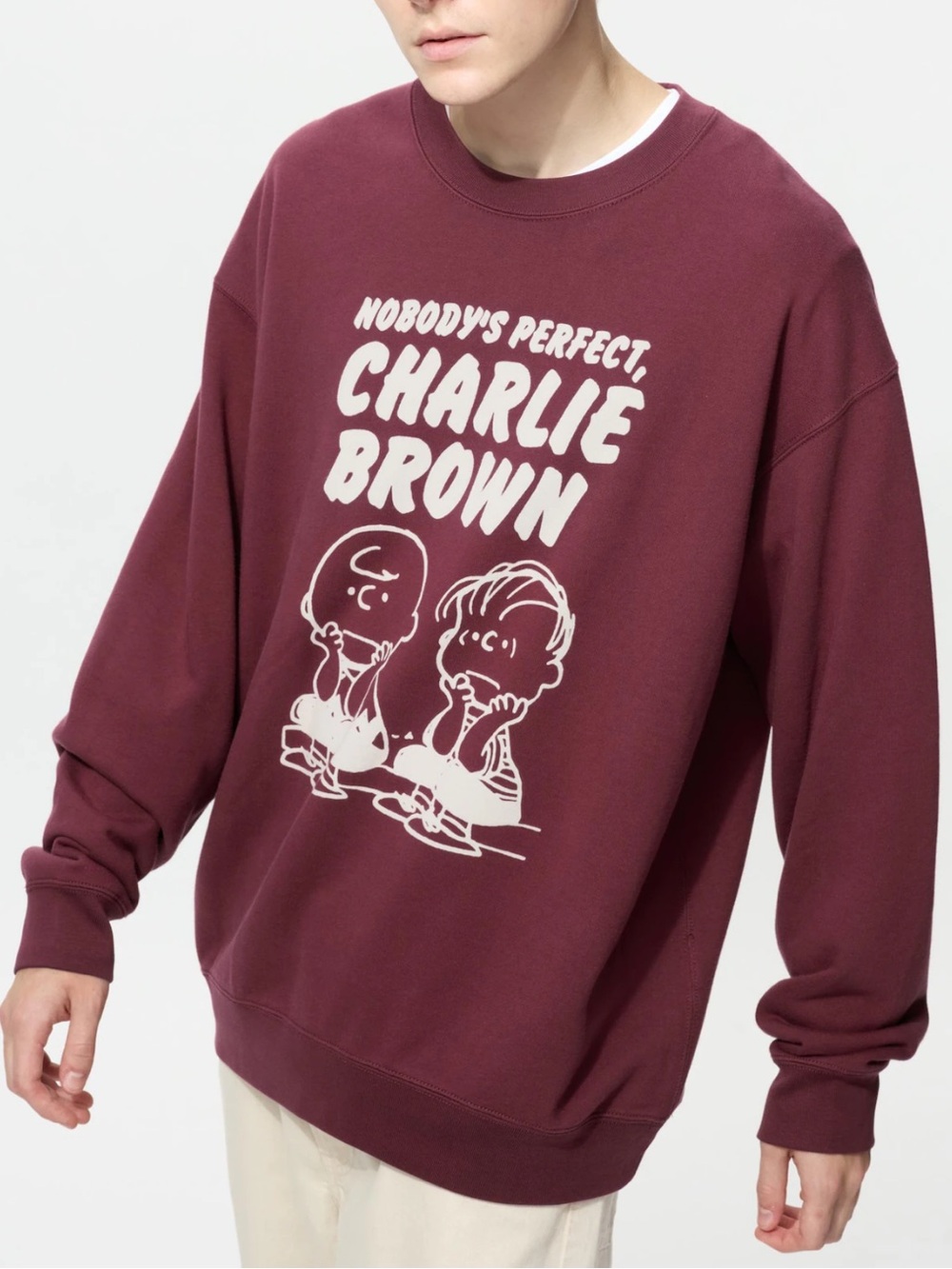 UNIQLO UT x Peanuts crewneck sweatshirt.